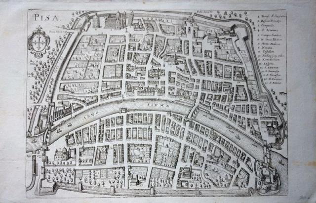 MERIAN, MATTHAUS. Pisa.