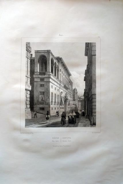 DEROY – LEMERCIER. Genes. Rue Balbi / Genova. Strada Balbi.