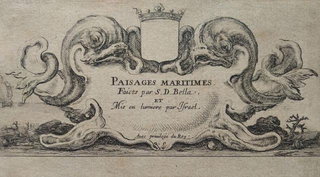 DELLA BELLA, STEFANO - ISRAEL. Paisages Maritimes. Faicts par S. D. Bella et...