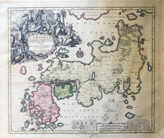 SEUTTER, MATTHEO – LOTTER, CONRAD - KAEMPFERO, ENGELBERTO. Regni Japoniae.
