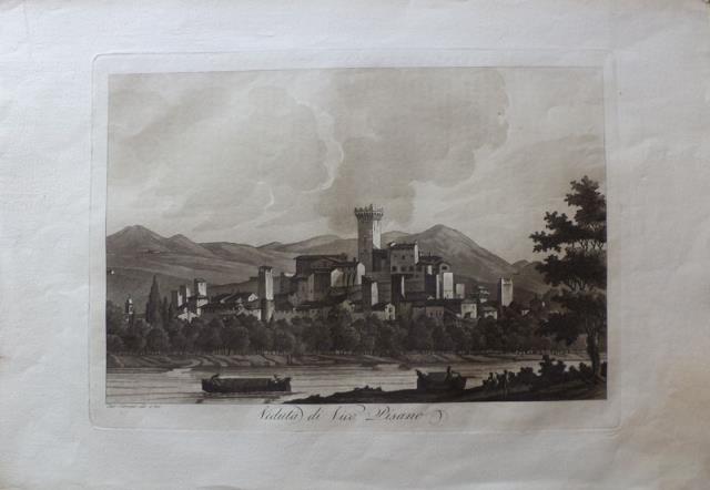 FONTANI, FRANCESCO. Veduta di Vico Pisano.