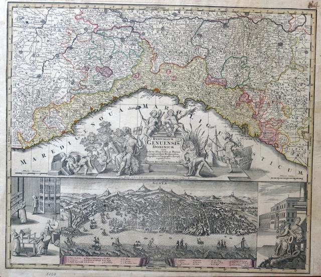 SEUTTER, GEORG. MATTHAUS (SEUTTER, MATTH.). Republicae Genuensis Dominium.