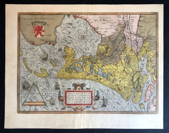 ORTELIUS, ABRAHAM – DEVENTER, IACOPO. Hollandiae antiquorum catthorum sedis...