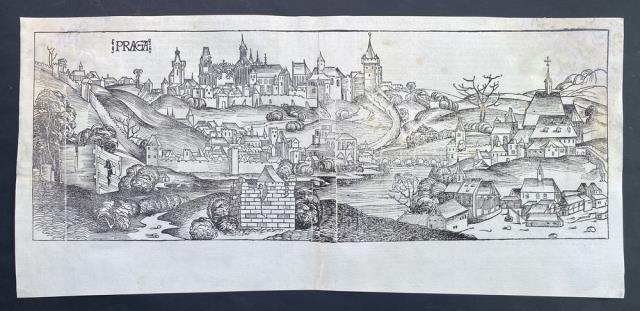SCHEDEL, HARTMANN - WOLGEMUT, MICHAEL - ANTON KOBERGER. Praga.