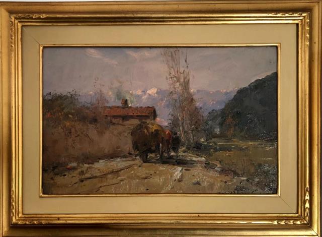 RONTINI, FERRUCCIO. Senza titolo (Mugello, scorcio di montagna in Appennino...
