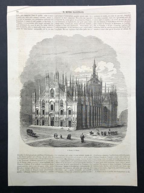 AA.VV. - IL MONDO ILLUSTRATO. Il Duomo di Milano.