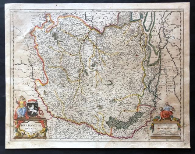 BLAEU, WILLEM JANSZOON (BLAEUW, GUILJELMUM). Brabantia Ducatus.