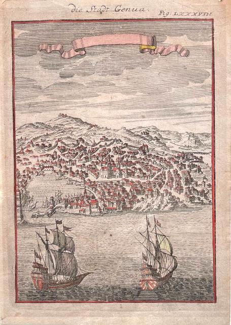 ANONIMO. Die Stadt Genua.