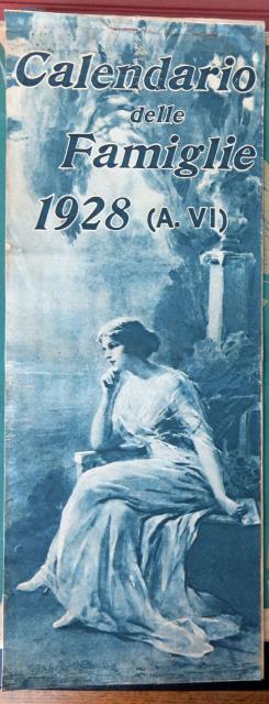 AA. VV. Calendario delle famiglie 1928 (A. VI)