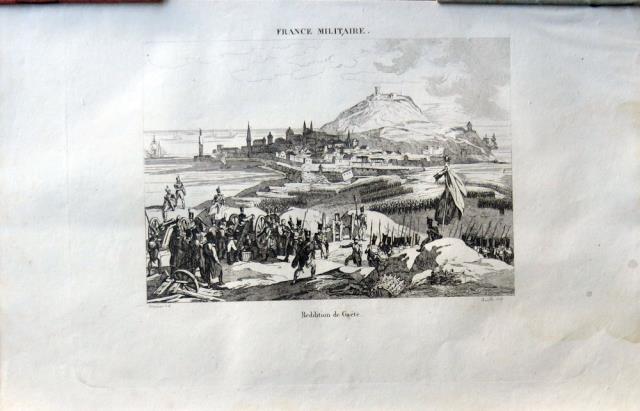 FRANCE MILITAIRE. Reddition de Gaete (Gaeta)