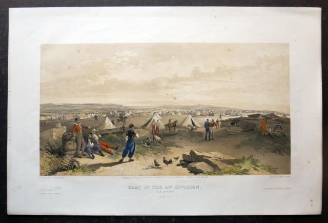 SIMPSON, WILLIAM. Camp of the 4th. Division. July 15th 1855
