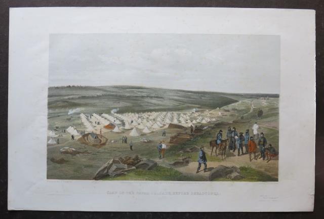 SIMPSON, WILLIAM. Camp of the Naval Brigade, before Sebastopol