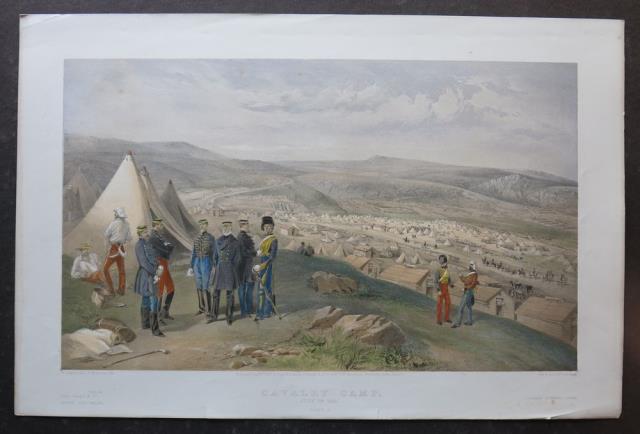 SIMPSON, WILLIAM. Cavalry camp, july 9th 1855