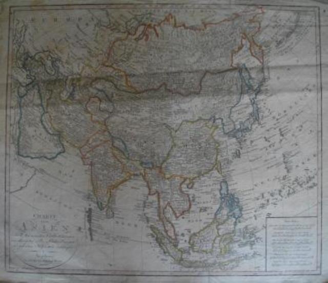ANONIMO. Charte von Asien.