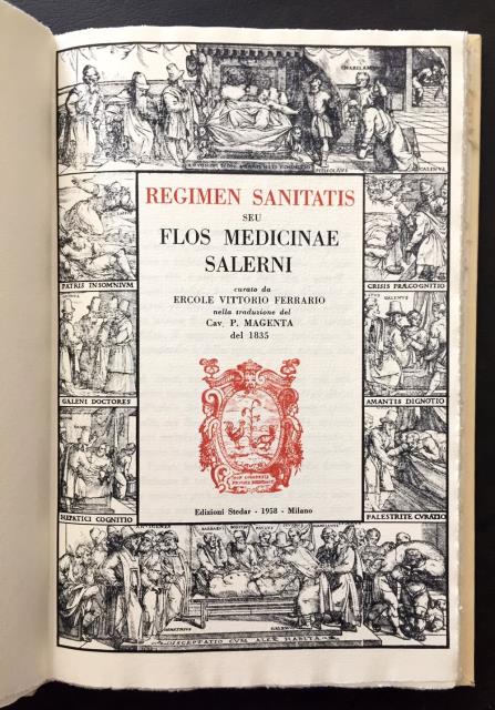 AA.VV. Regimen Sanitatis seu Flos Medicinae Salerni.