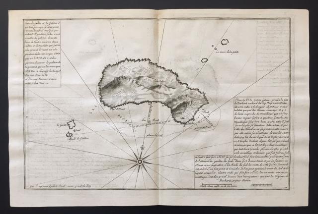 AYROUARD, JACQUES – CORNE LOUIS. Plan de l'Isle Galita.