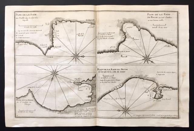 AYROUARD, JACQUES – CORNE LOUIS. Plan de la Rade du Tuellé dans le Golfe de la..