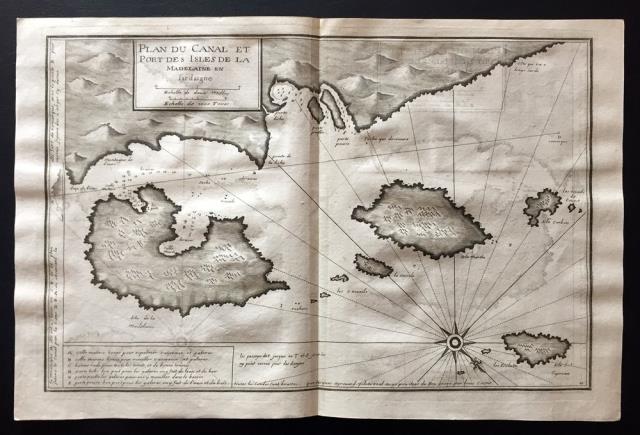 AYROUARD, JACQUES – CORNE LOUIS. Plan du Canal et Port des Isles de la Madel...