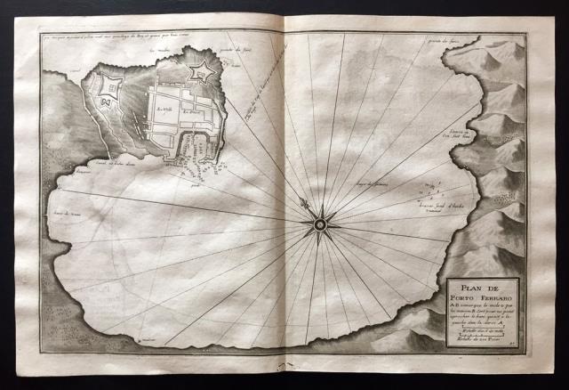 AYROUARD, JACQUES – CORNE LOUIS. Plan de Porto Ferraro.