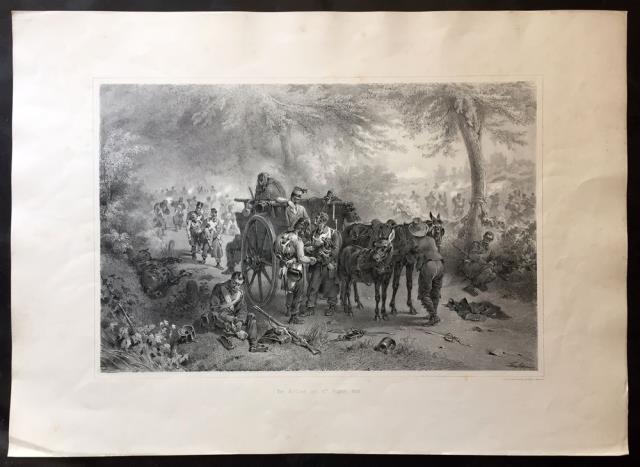 ADAM, FRANZ. Vor Mailand am 4 August 1848.