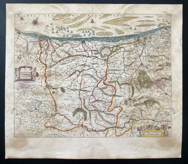 BLAEU, WILLEM JANSZOON (BLAEUW, GUILJELMUM) – BLAEU, IOHANNES. Pars Flandriae...