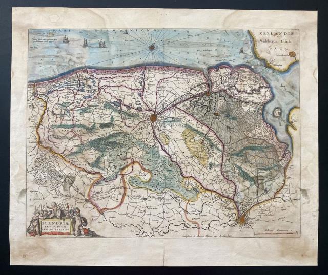 BLAEU, WILLEM JANSZOON (BLAEUW, GUILJELMUM) – BLAEU, IOHANNES. Zeelandiae Wal...