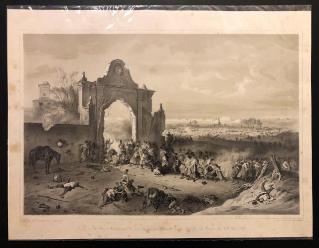 ADAM, FRANZ. Schlacht von Novara den 23 Marz 1849.