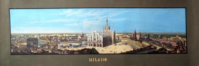 VALLARDI. Veduta di Milano.